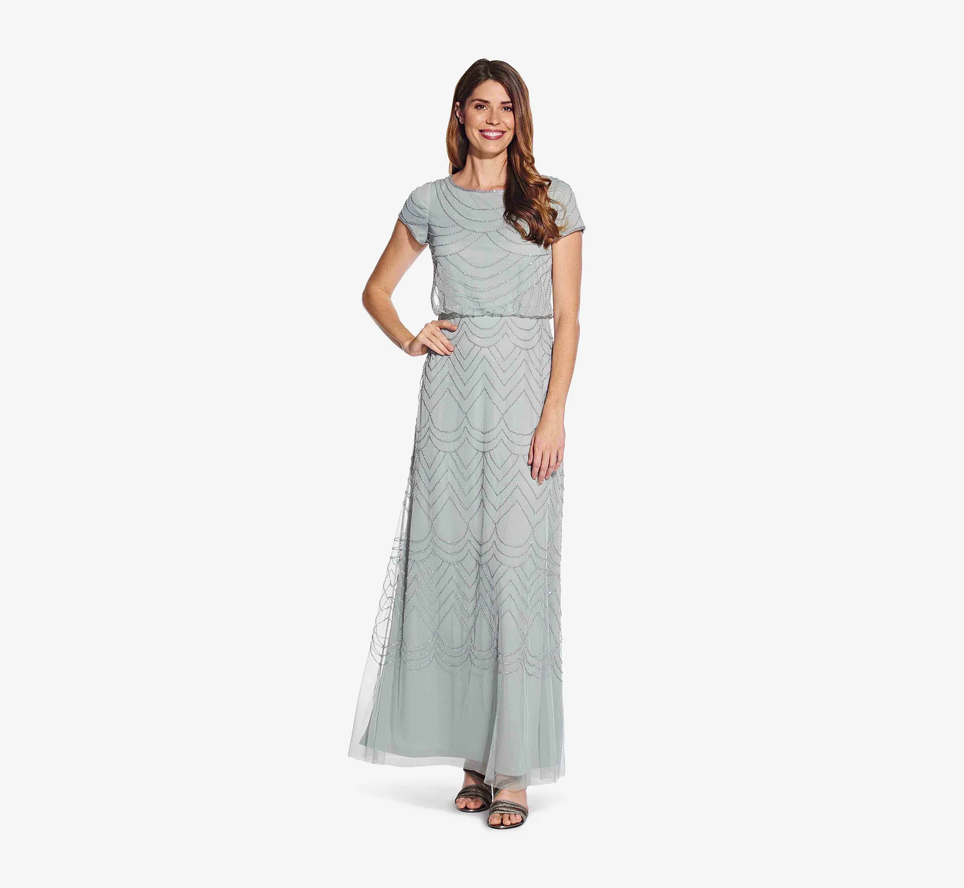 Adrianna Papell Bridesmaid Dress Style 191916100 - Image 15
