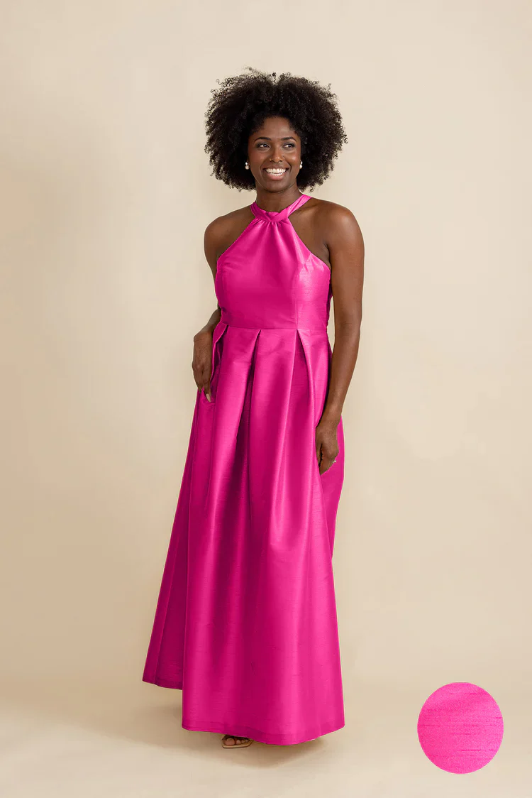 Abby Bodice with Dahlia Skirt in Shantung - Image 13