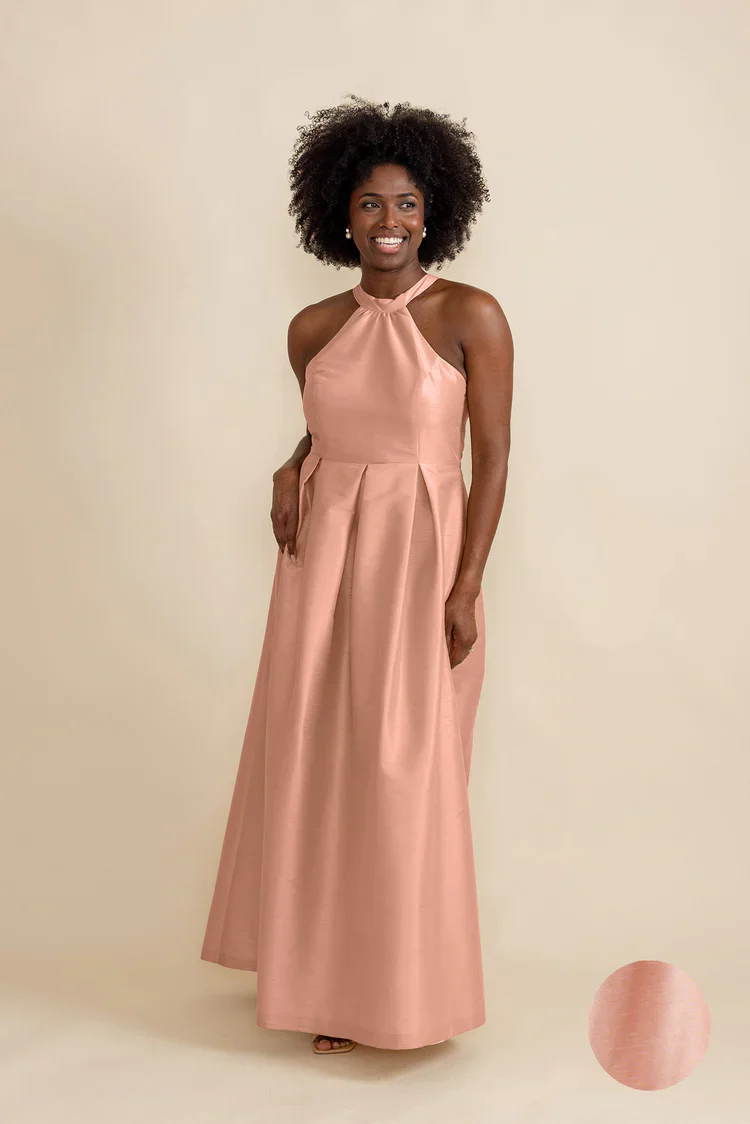 Abby Bodice with Dahlia Skirt in Shantung - Image 14