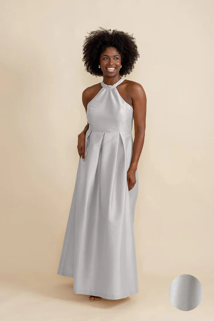 Abby Bodice with Dahlia Skirt in Shantung - Image 3