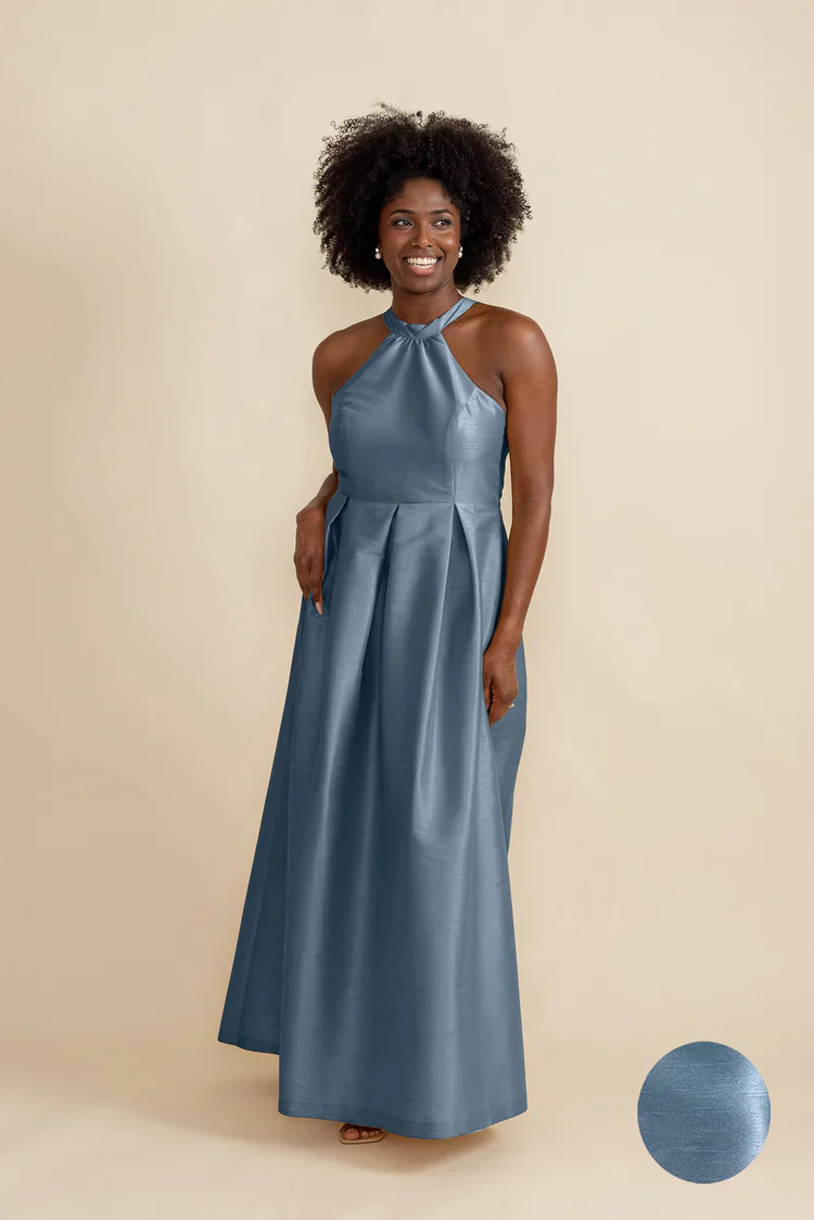 Abby Bodice with Dahlia Skirt in Shantung - Image 6