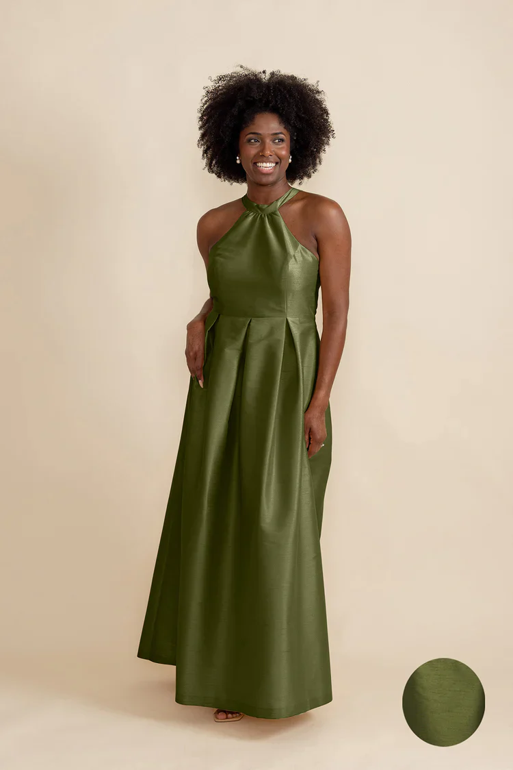 Abby Bodice with Dahlia Skirt in Shantung - Image 9