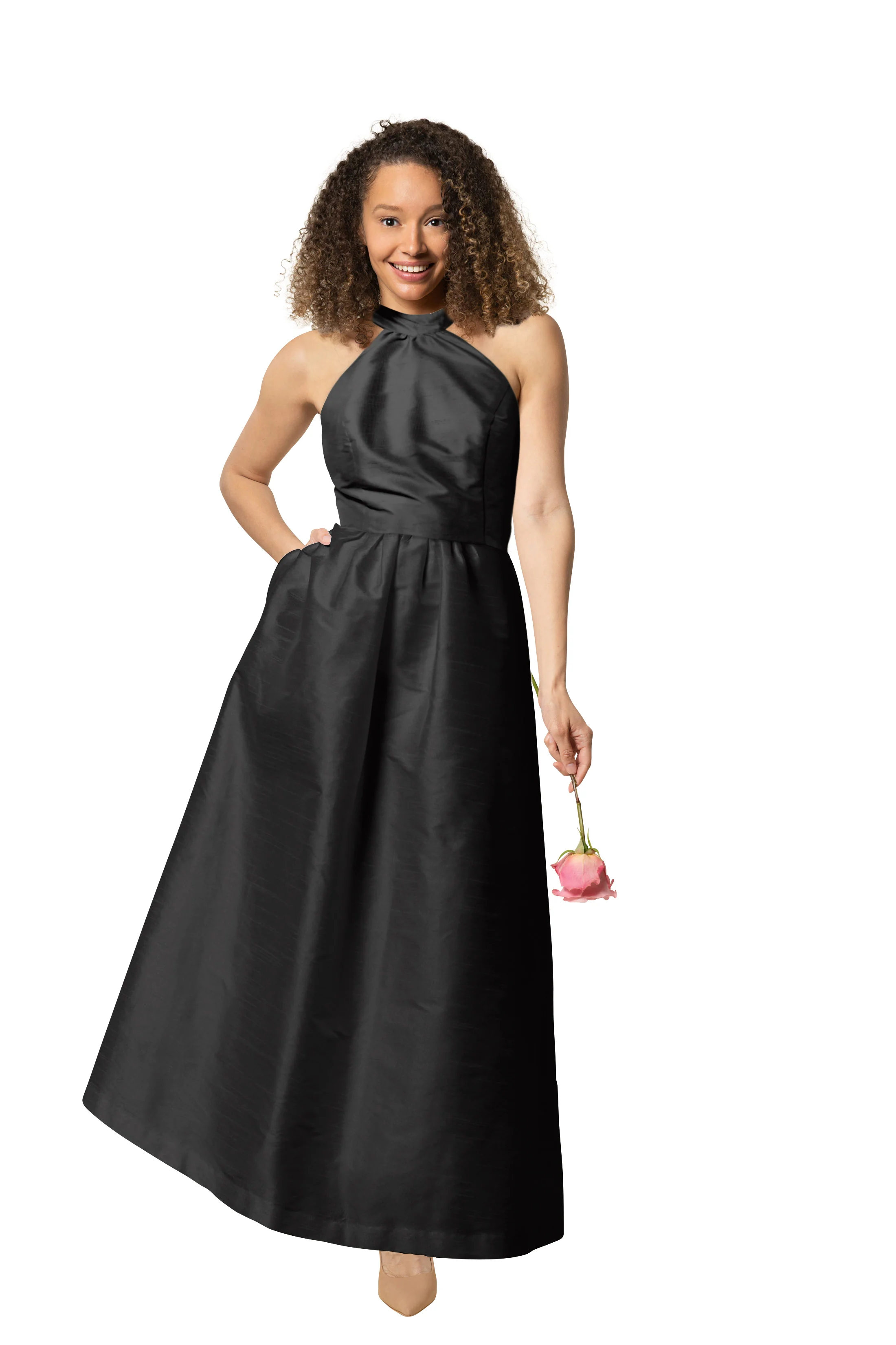 Abby Bodice With Gathered Skirt in Drapey Bengaline