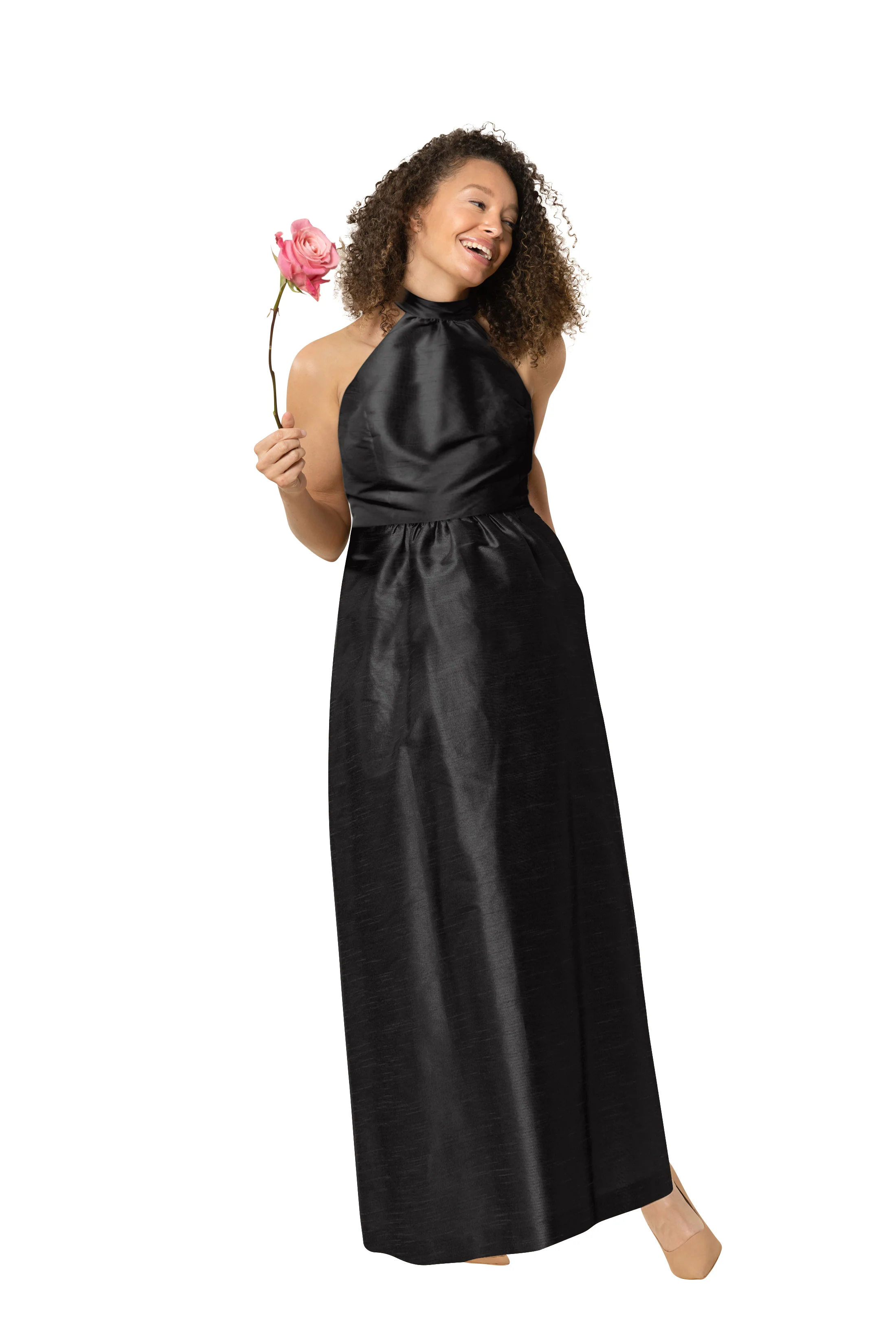 Abby Bodice With Maternity Skirt in Shantung