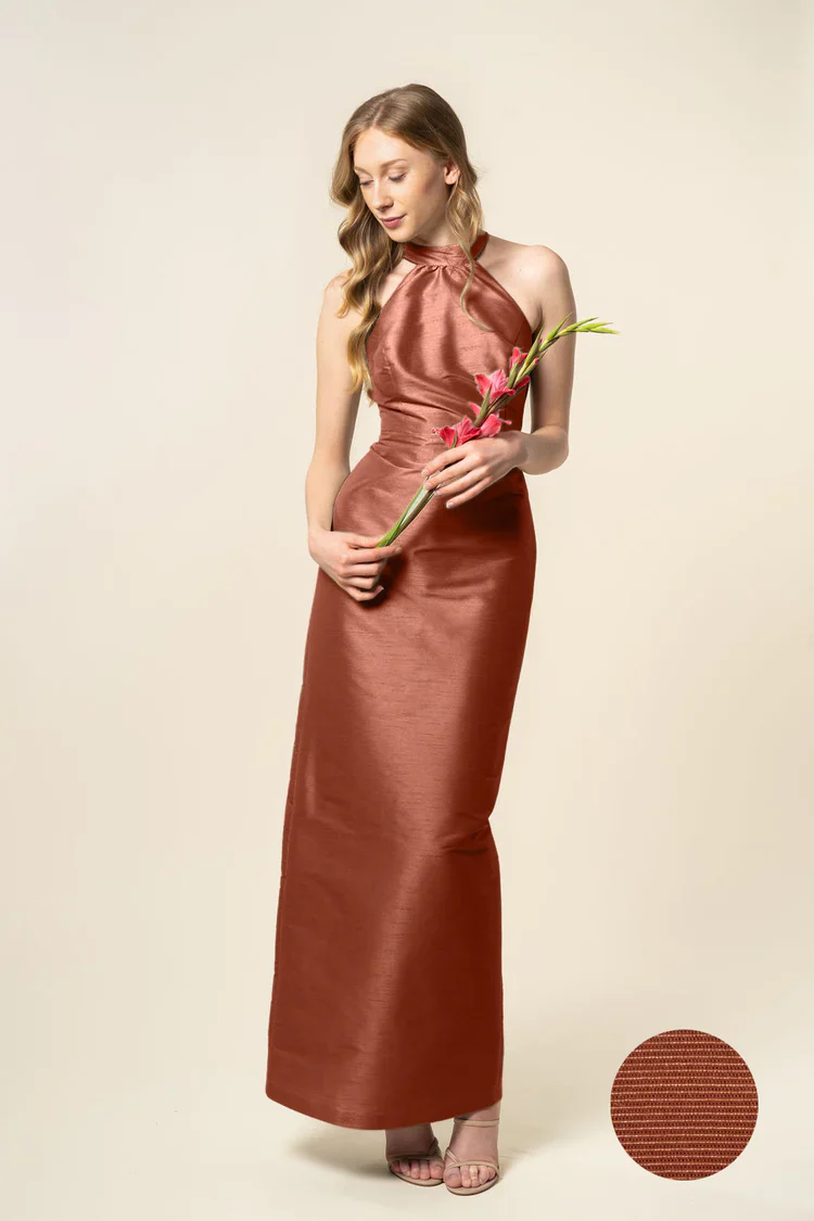 Abby Bodice with Straight Skirt in Drapey Bengaline - Image 16
