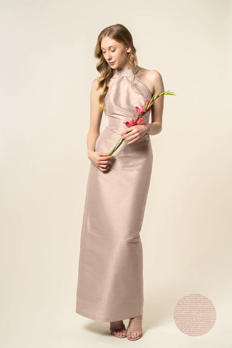 Abby Bodice with Straight Skirt in Drapey Bengaline - Image 7