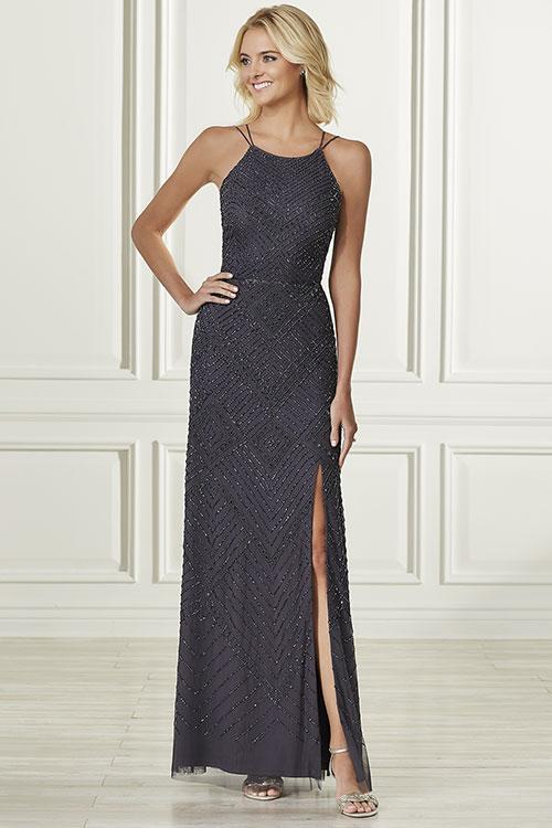 Adrianna Papell Platinum Bridesmaid Dress 40164