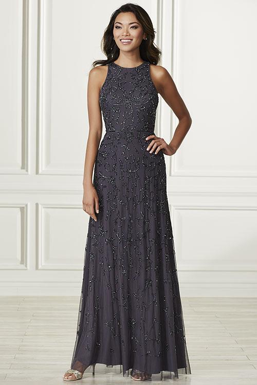 Adrianna Papell Platinum Bridesmaid Dress 40174