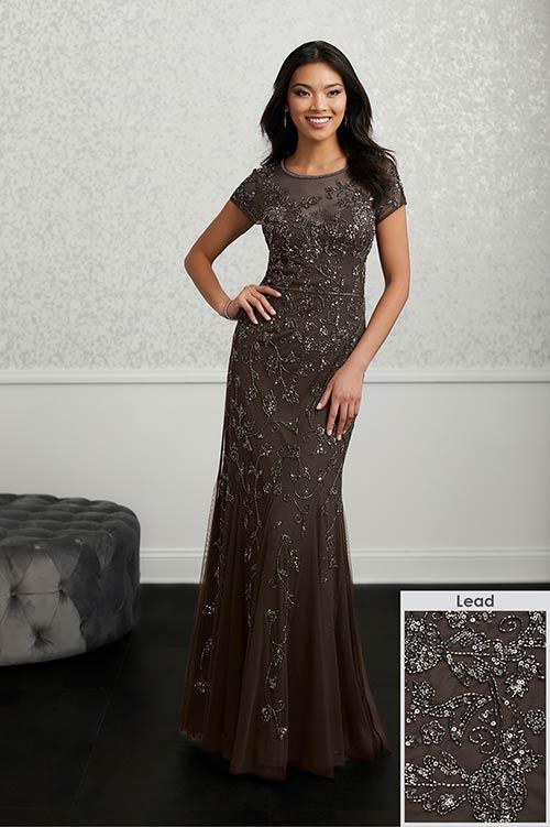 Adrianna Papell Platinum Bridesmaid Dress 40215 - Image 10