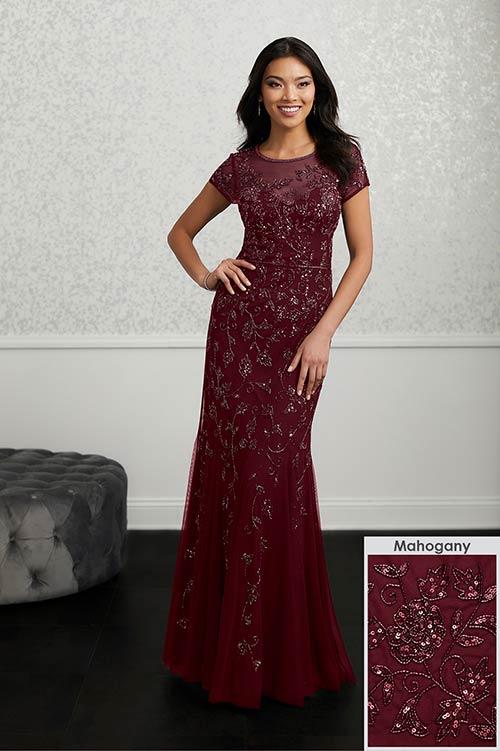 Adrianna Papell Platinum Bridesmaid Dress 40215 - Image 11