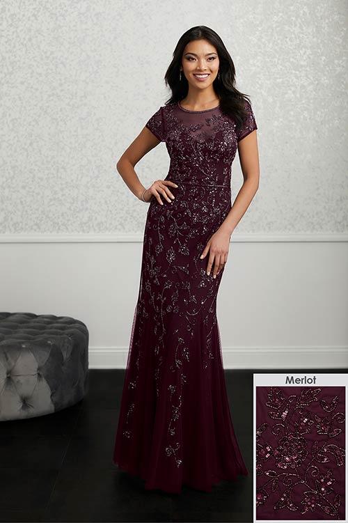 Adrianna Papell Platinum Bridesmaid Dress 40215 - Image 12