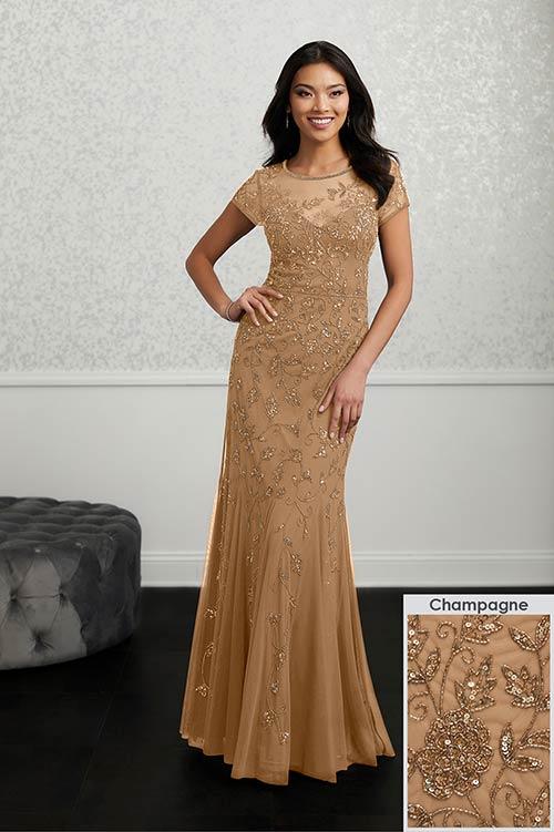Adrianna Papell Platinum Bridesmaid Dress 40215 - Image 7