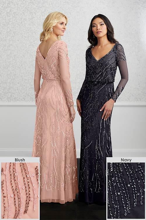 Adrianna Papell Platinum Bridesmaid Dress 40218 - Image 3