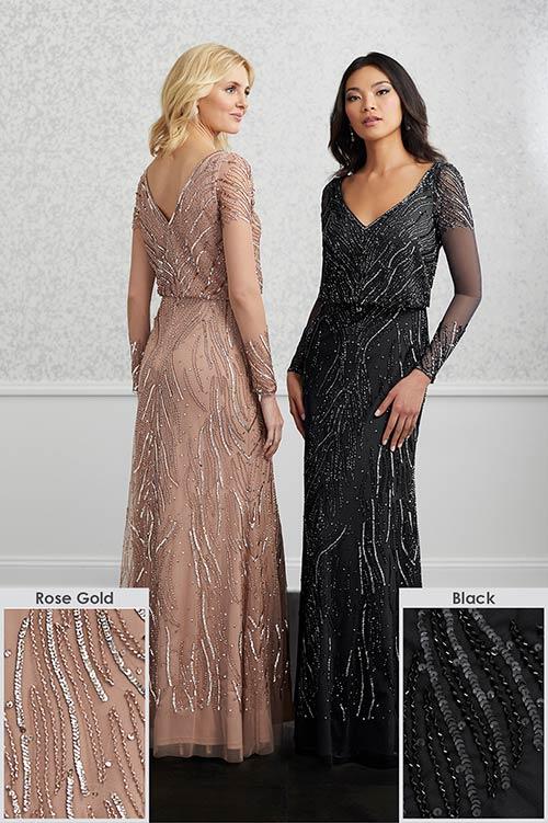 Adrianna Papell Platinum Bridesmaid Dress 40218 - Image 5
