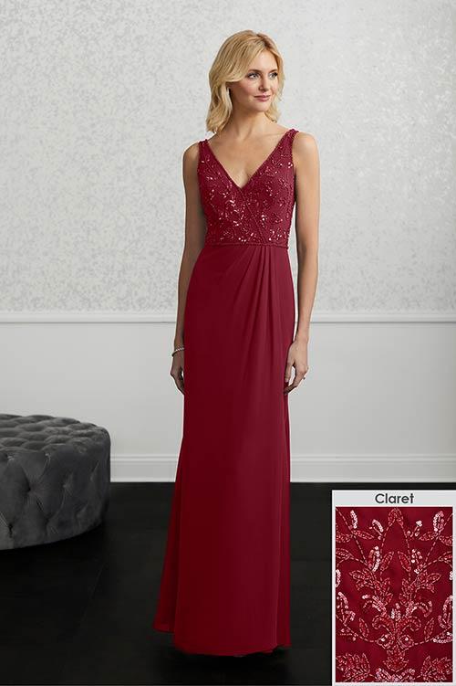 Adrianna Papell Platinum Bridesmaid Dress 40219 - Image 7