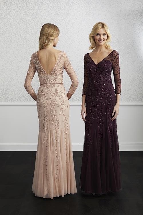 Adrianna Papell Platinum Bridesmaid Dress 40222