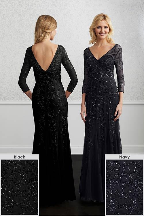 Adrianna Papell Platinum Bridesmaid Dress 40222 - Image 2