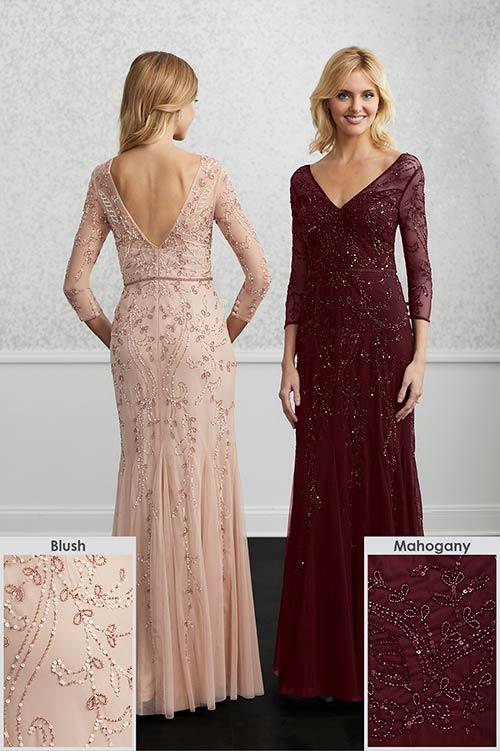 Adrianna Papell Platinum Bridesmaid Dress 40222 - Image 4