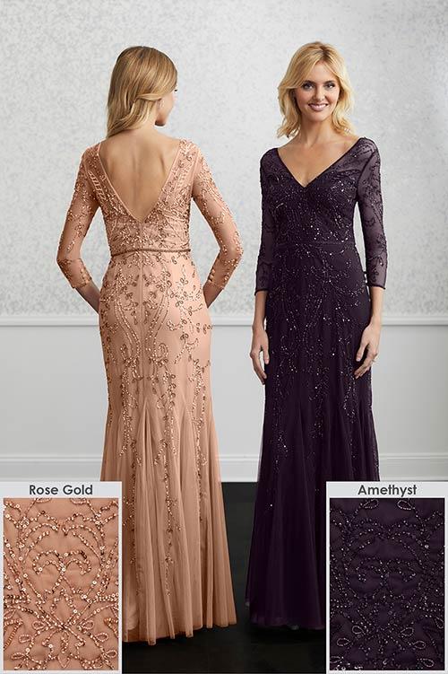 Adrianna Papell Platinum Bridesmaid Dress 40222 - Image 6