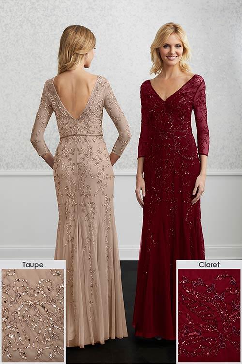 Adrianna Papell Platinum Bridesmaid Dress 40222 - Image 8