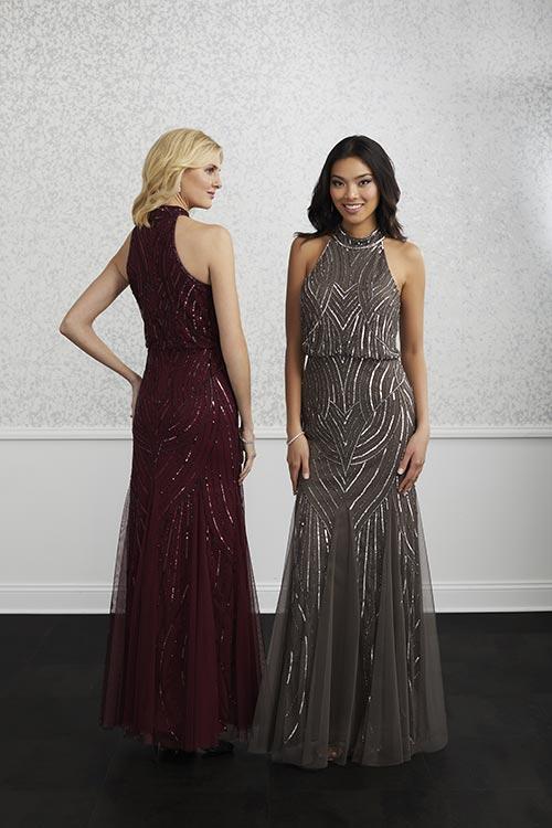 Adrianna Papell Platinum Bridesmaid Dress 40224