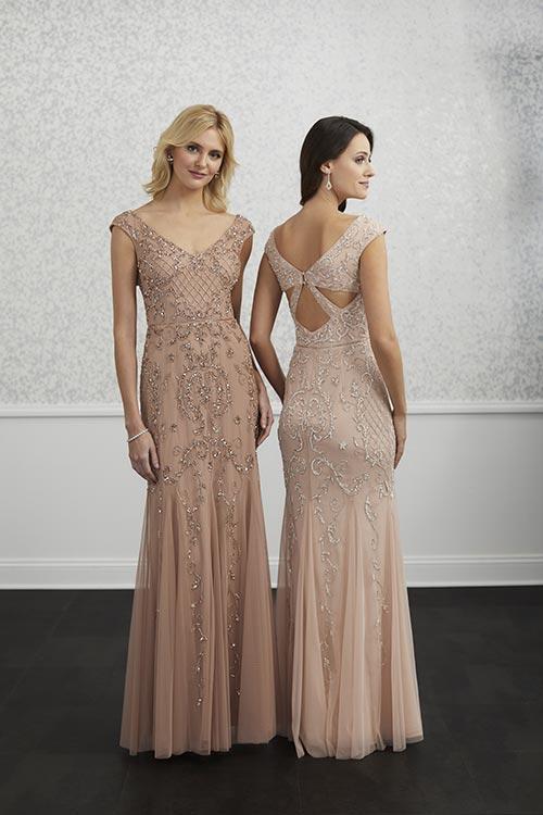 Adrianna Papell Platinum Bridesmaid Dress 40229