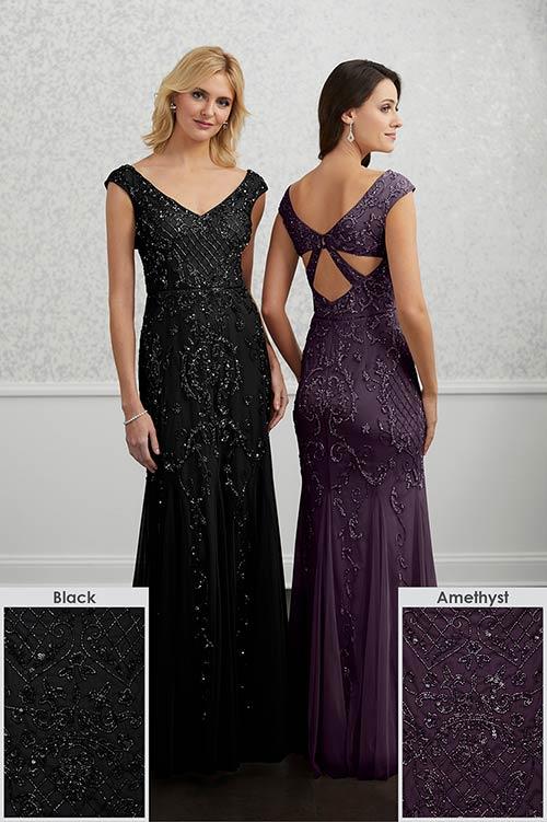 Adrianna Papell Platinum Bridesmaid Dress 40229 - Image 2