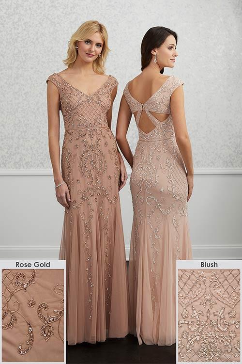 Adrianna Papell Platinum Bridesmaid Dress 40229 - Image 4