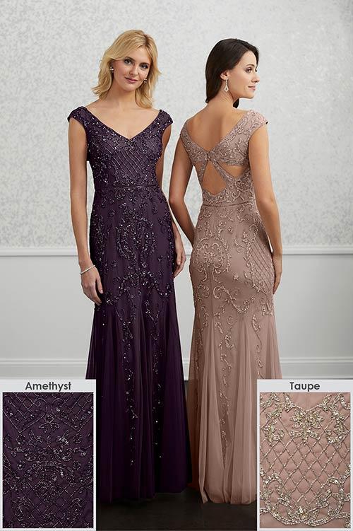 Adrianna Papell Platinum Bridesmaid Dress 40229 - Image 5