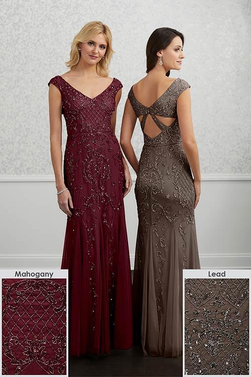 Adrianna Papell Platinum Bridesmaid Dress 40229 - Image 6