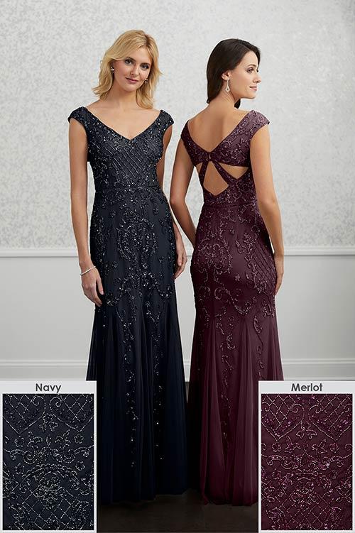 Adrianna Papell Platinum Bridesmaid Dress 40229 - Image 7