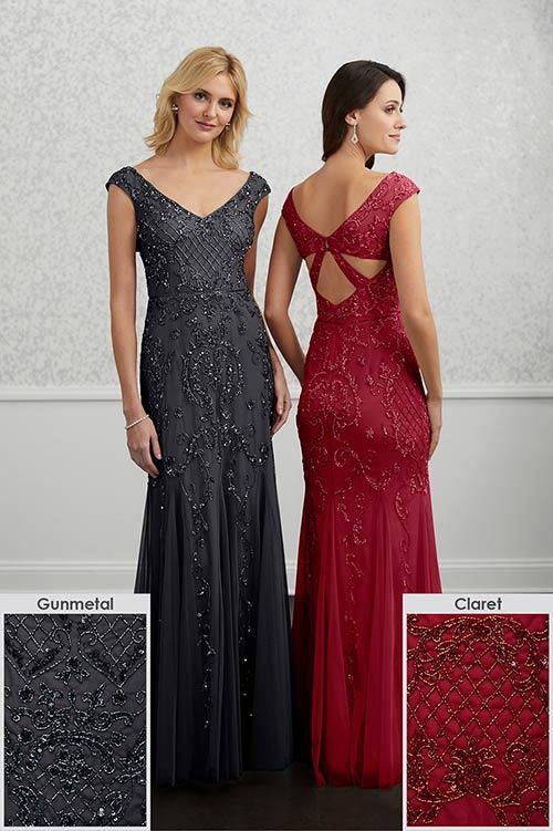 Adrianna Papell Platinum Bridesmaid Dress 40229 - Image 8