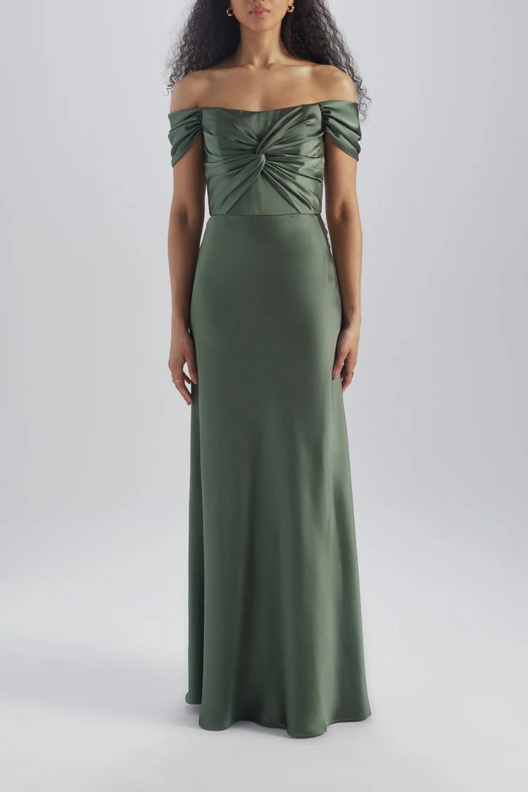 Amsale Bridesmaid Dress Whit GB344S