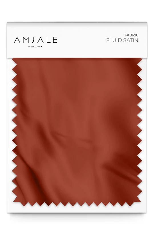 Amsale Fluid Satin Swatch - Image 6