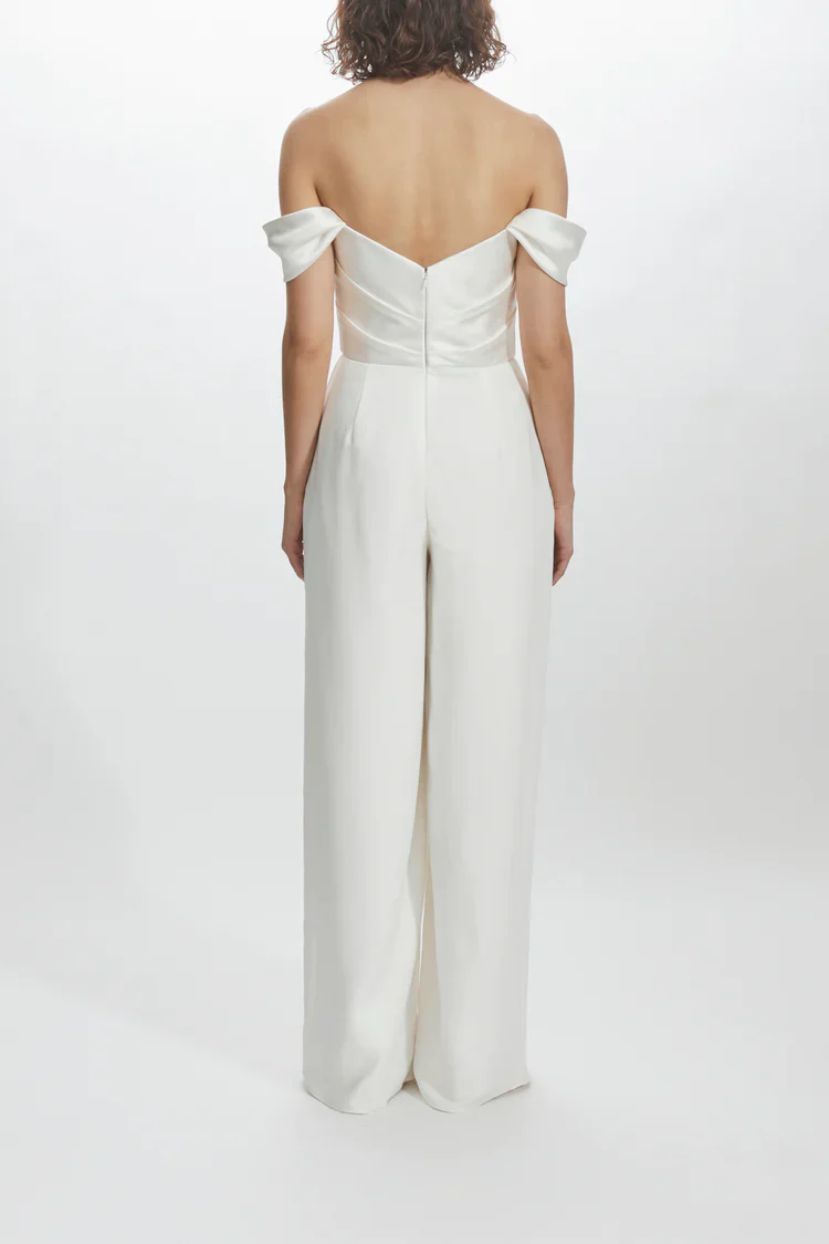 Amsale Little White Dress LW206 - Image 2
