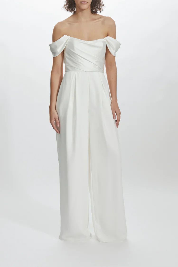 Amsale Little White Dress LW206 - Image 3