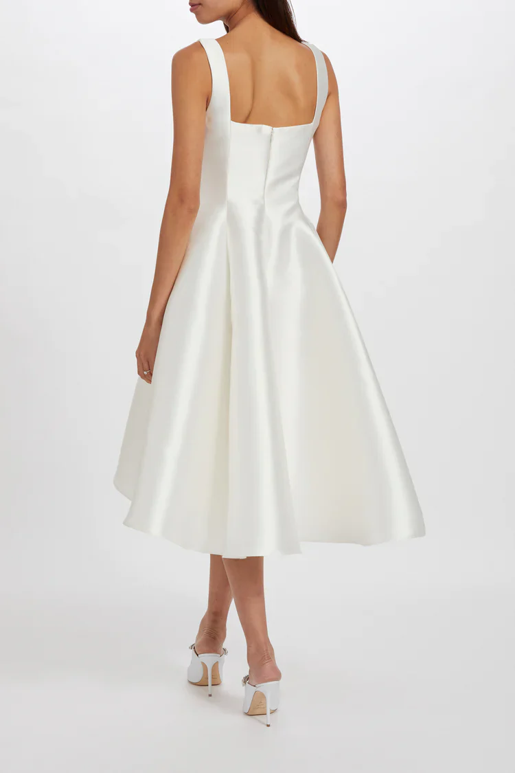Amsale Little White Dress LW226 - Image 2