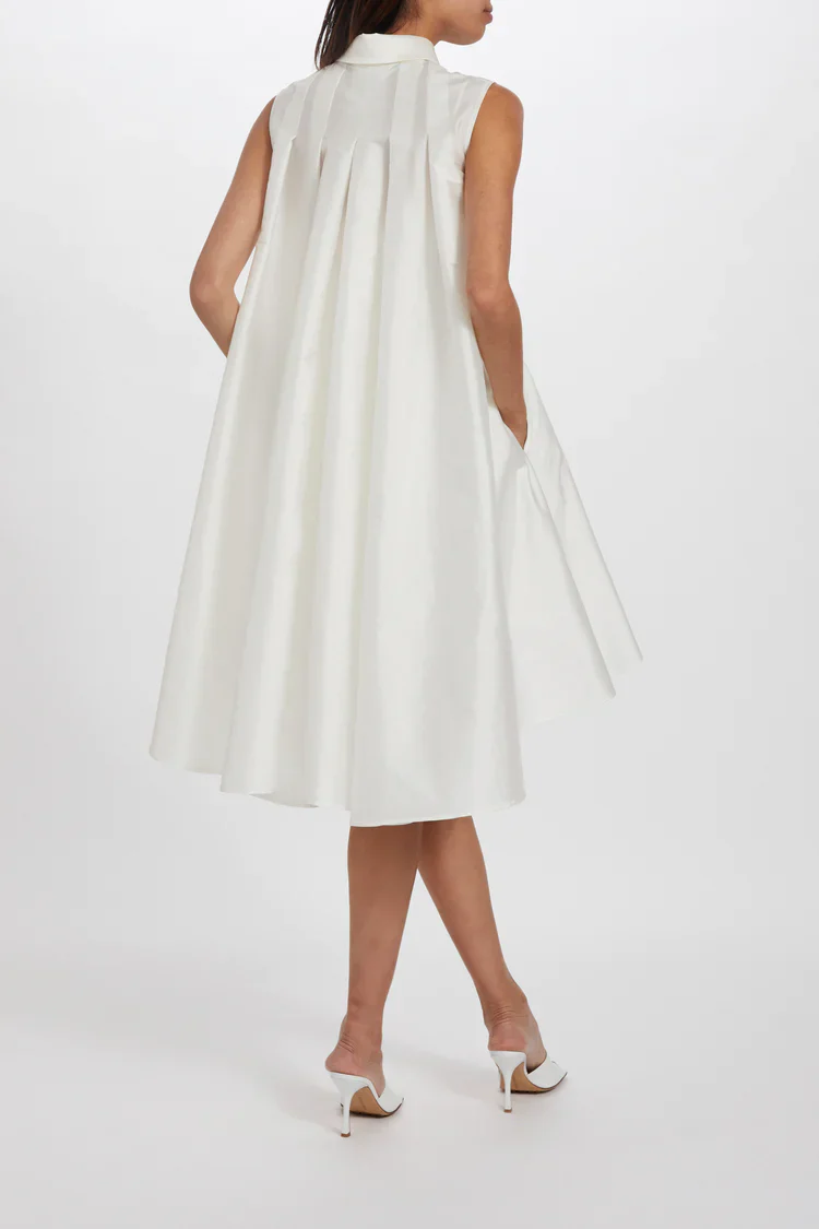 Amsale Little White Dress LW227 - Image 2