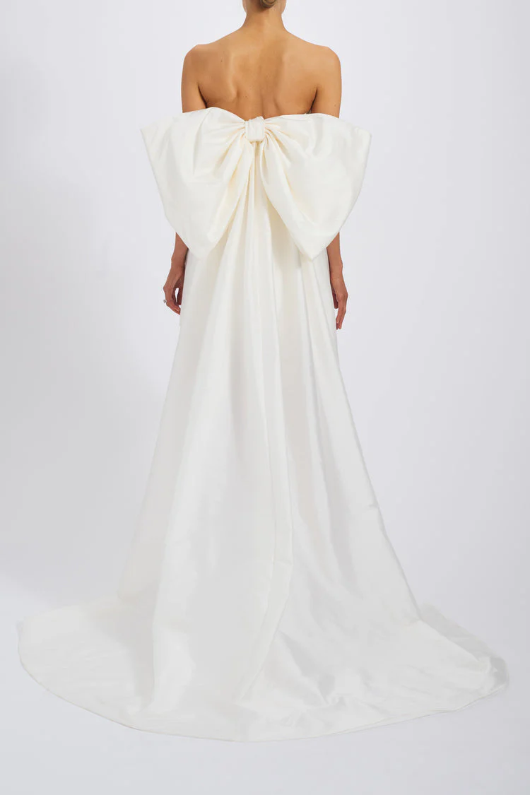 Amsale Little White Dress LW260 - Image 2