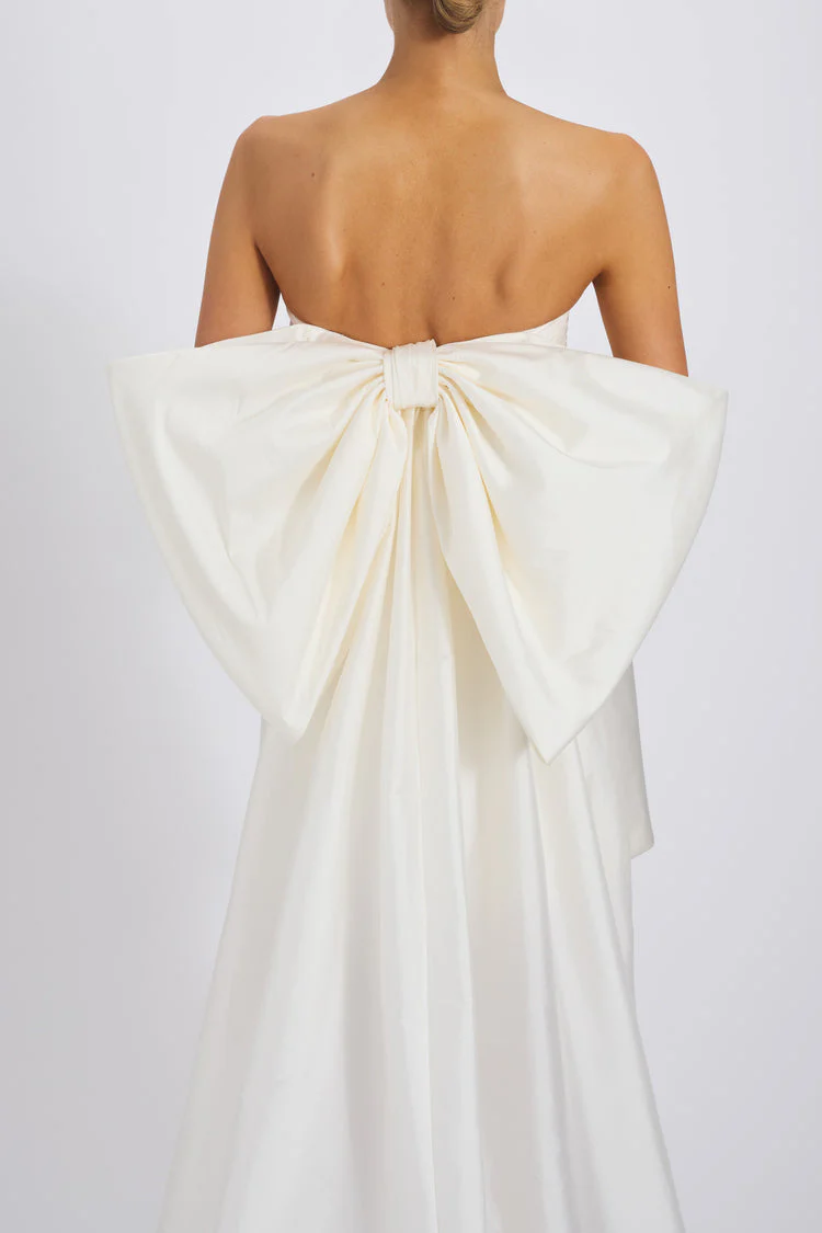 Amsale Little White Dress LW260 - Image 3