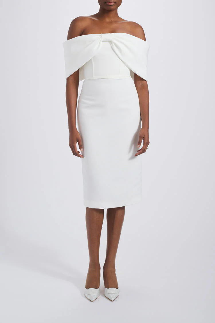 Amsale Little White Dress LW262