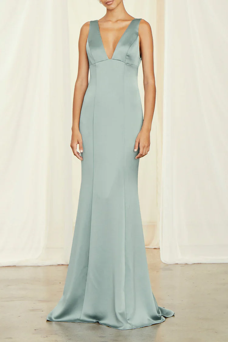 Amsale Long Bridesmaid Dress Leif