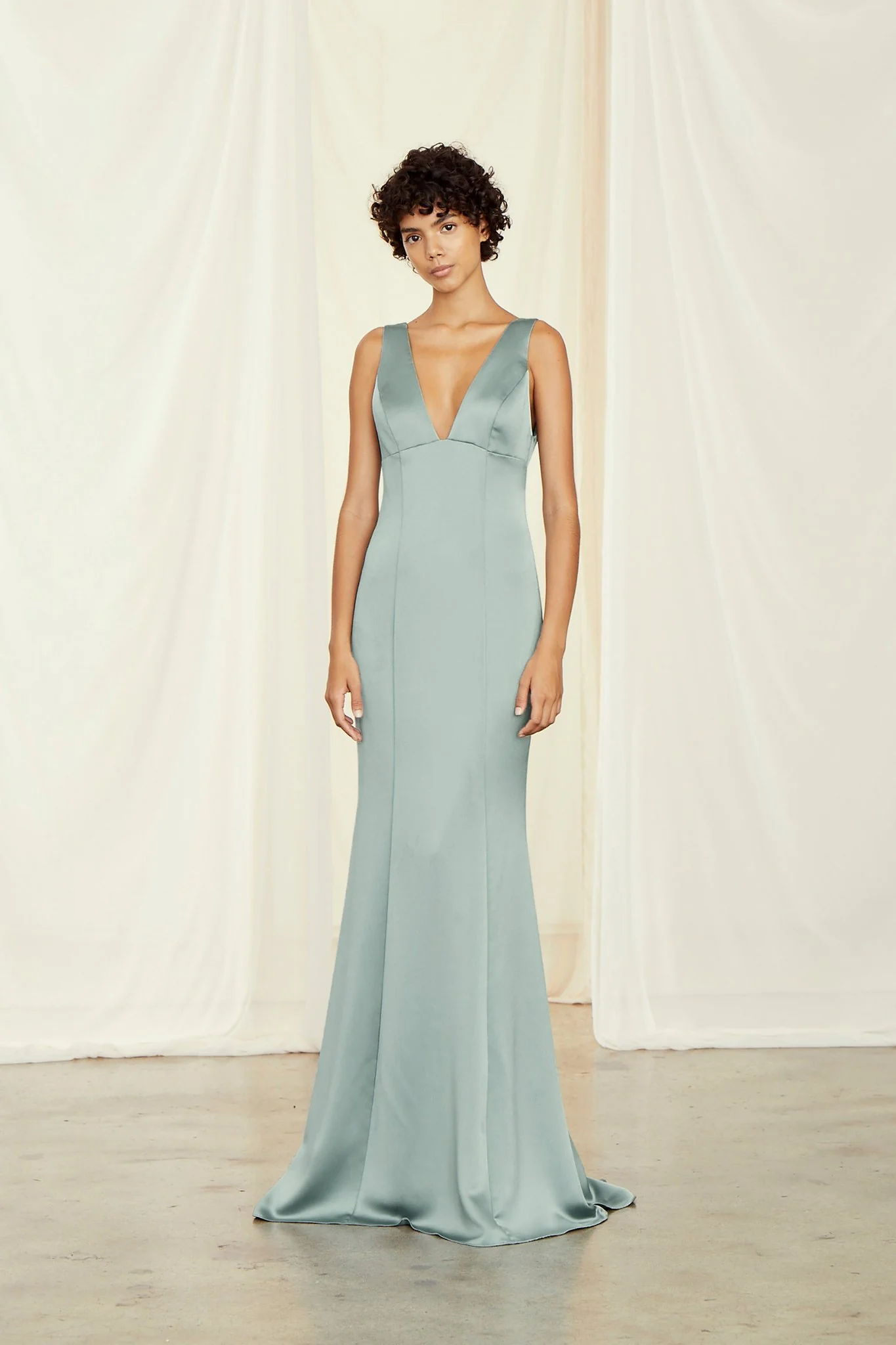 Amsale Long Bridesmaid Dress Leif - Image 3