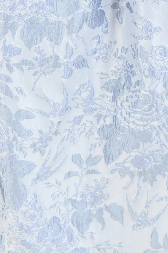 Atwood Bodice with Tiered Skirt in Garden Flora Jacquard - Image 7