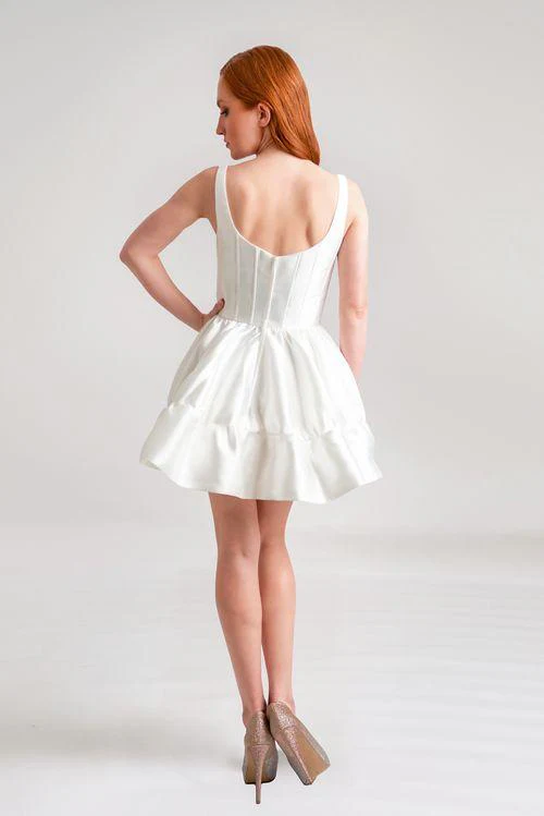 Bari Jay Little White Dress 25WD02 - Image 2