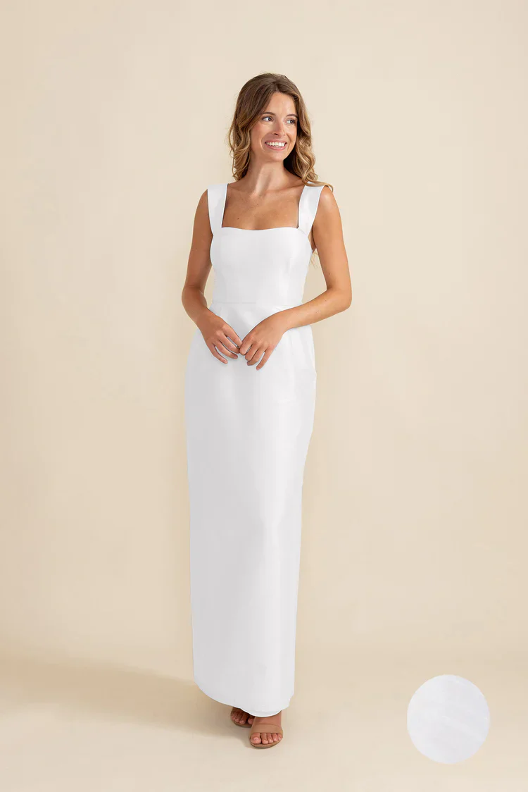 Beckett Bodice With Brunch Skirt in Shantung - Image 4