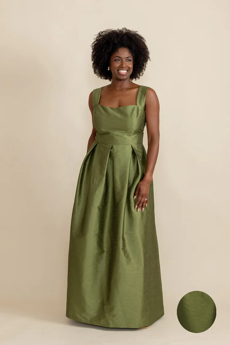 Beckett Bodice with Dahlia Skirt in Shantung - Image 12