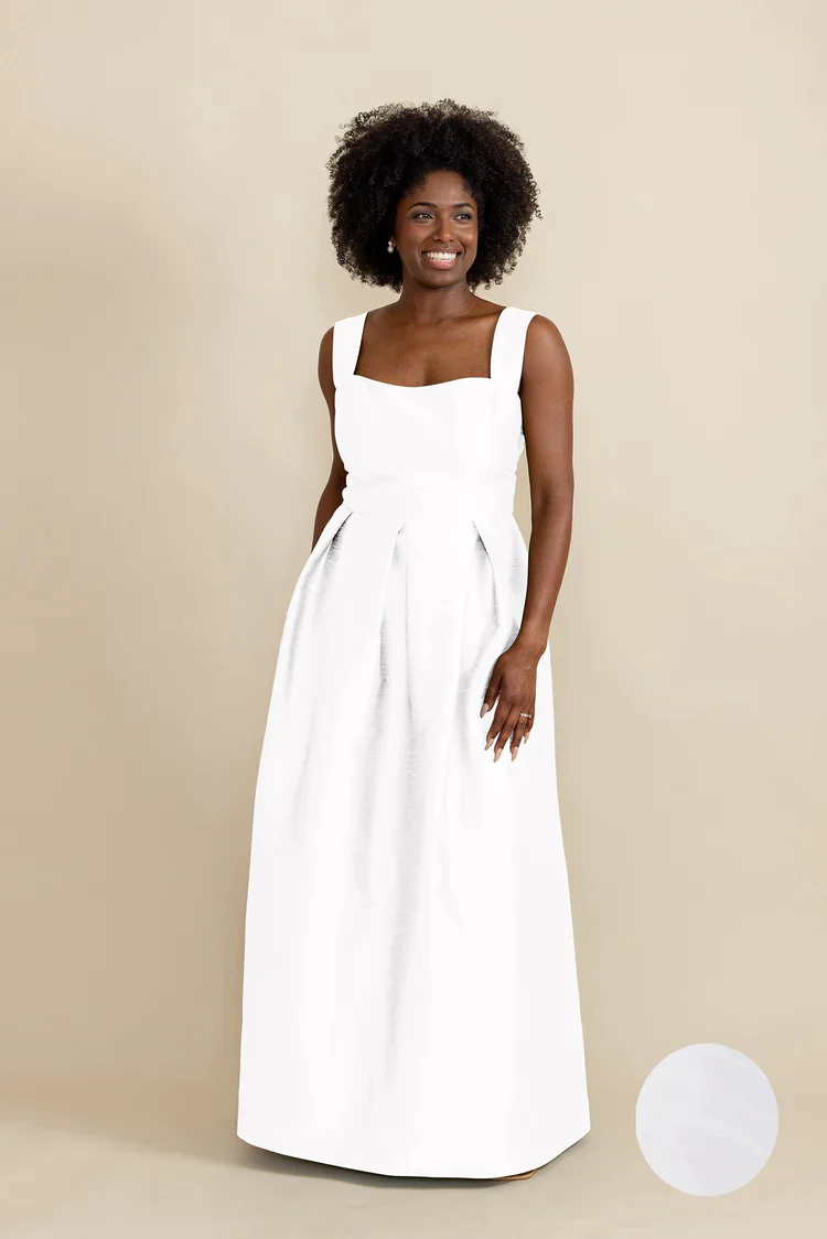 Beckett Bodice with Dahlia Skirt in Shantung - Image 4
