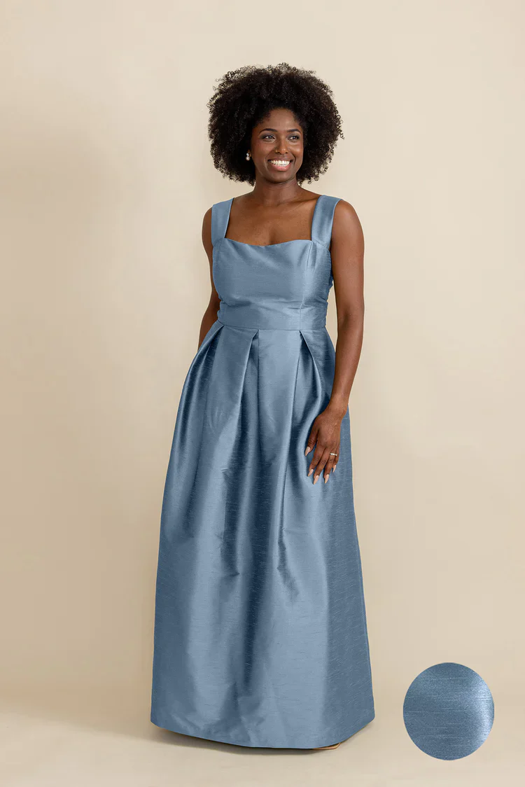 Beckett Bodice with Dahlia Skirt in Shantung - Image 9