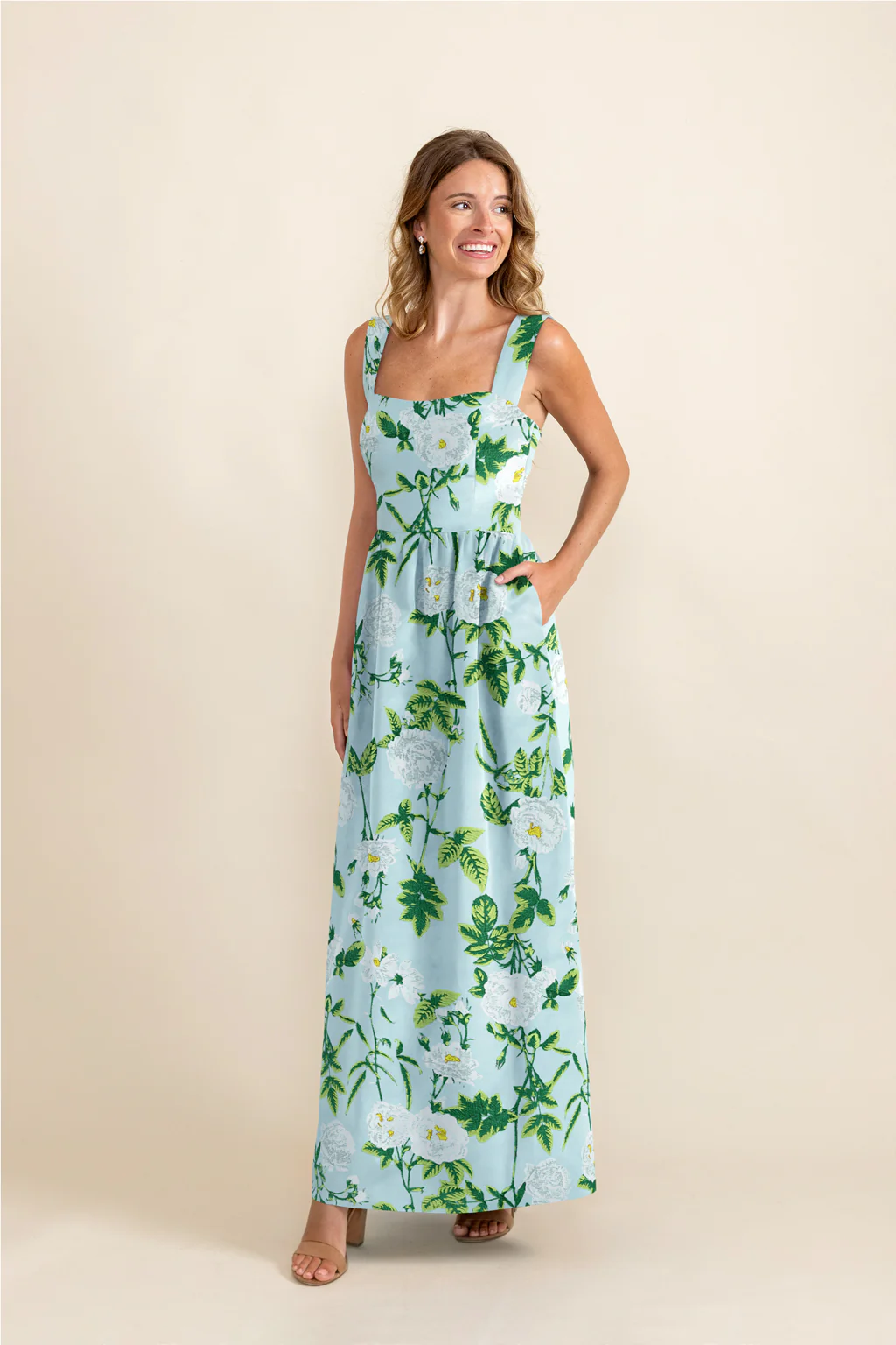 Beckett Bodice with Gathered Skirt in Camellia Jacquard - Image 3